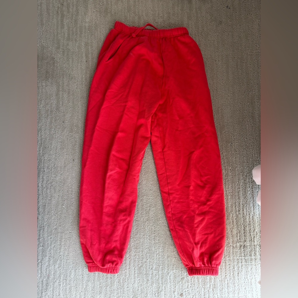 Red Daily Drills Sweatpants